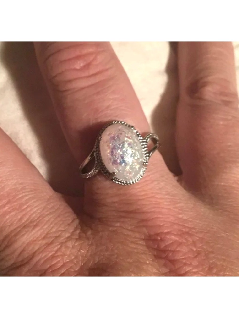 9 Glitter Ring sterling